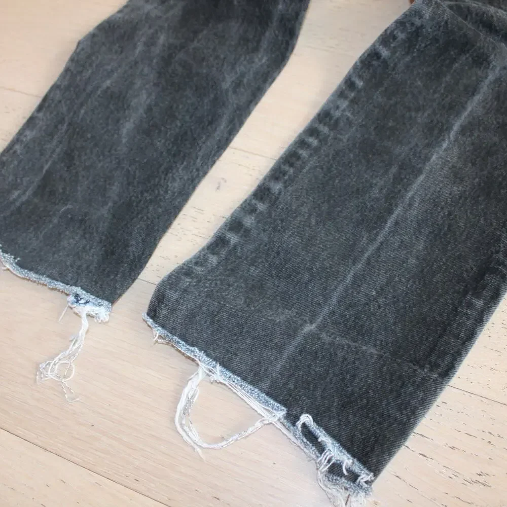 REVICE DENIM Stretch Two Tone Ex-Boyfriend Harlow Wash Celebrity High Rise | 26 - Picture 10 of 12
